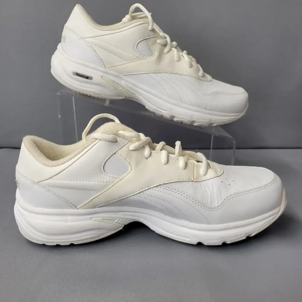Reebok DMX Max Athletic Leather Sneakers Shoes Womens 7‎ White 11-V49880 Walking